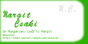 margit csaki business card